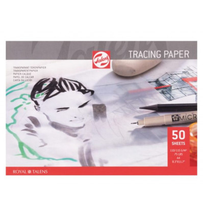 TALENS Tracing papier toned mix koud A3- 180g 50vellen