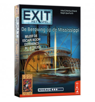 999 GAMES Exit - De beroving op de Mississippi - Breinbreker