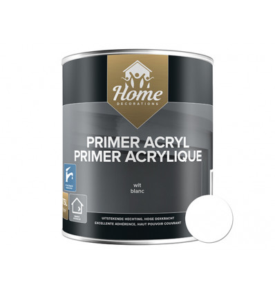 HOME Primer hout waterbasis - 750ML wit