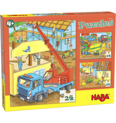 HABA Puzzel - Op de bouwplaats