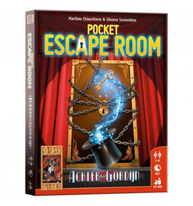 999 GAMES Pocket escape room- Achter het gordijn