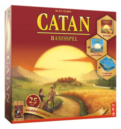 999 GAMES Kolonisten v Catan - jubileum wereldwijd bordspel