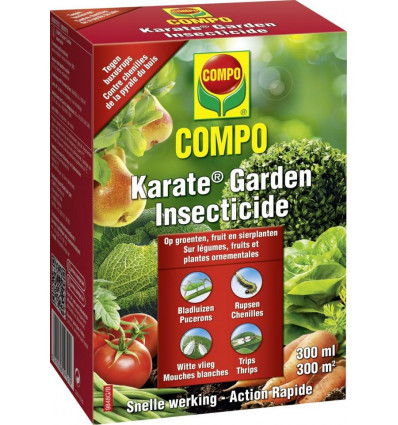 COMPO - karate garden insectenbestrijder 300ml op groenten fruit en sierplanten