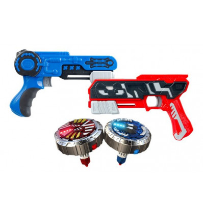 SILVERLIT MAD Blaster + LED spinners 10093718