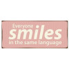 Sign - Smiles - 30x13cm