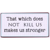 Magneet - That which does not kill us... - 10x5cm