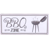 Sign - BBQ zone - 30x13cm