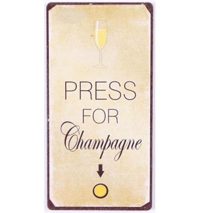 Magneet - Press for champagne - 5x10cm
