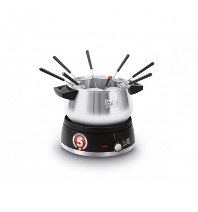 FRITEL elektrische fondue FO2580 met 8 vorkjes 1.5l - RVS 1500W