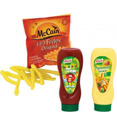 Mc Cain 123 frieten m/mayo & ketchup 10074291