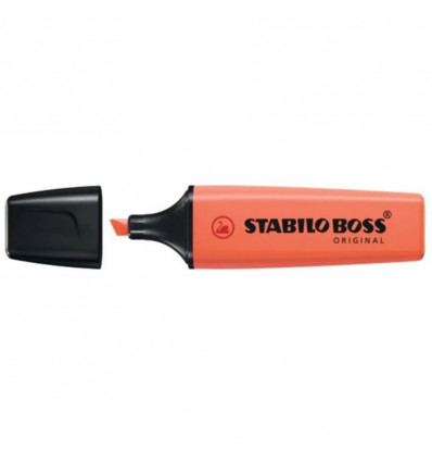 STABILO Boss - mellow coral red - fluo pastel