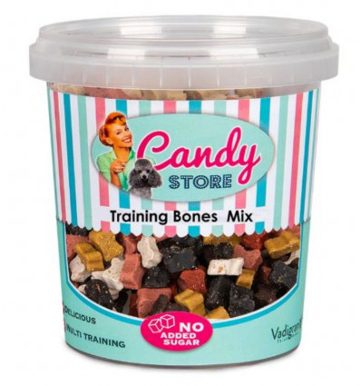 VADIGRAN Candy Training bones mix - 500g ideaal voor veelvuldig belonen&trainen