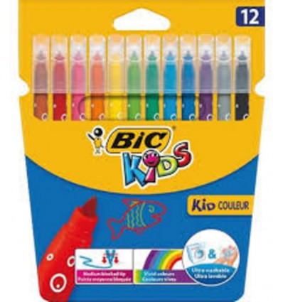BIC Kids - Kleurstiften etui 12st. 9202932
