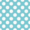 AMBIENTE servetten 33x33cm - big dots blauw