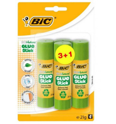 BIC ECO glue stick 21g - 3+1gr. TU