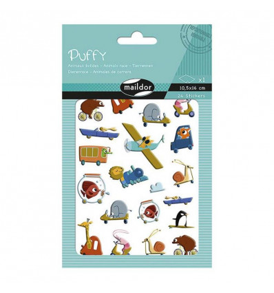 Puffy stickers - Dieren
