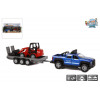 KidsGlobe - Terreinwagen m/ aanhanger en shovel - 30cm 10091353
