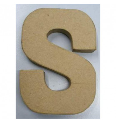 Paper shape letter - 20x13.75x2.5cm - S
