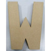 Paper shape letter - 20x13.75x2.5cm - W