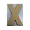 Paper shape letter - 20x13.75x2.5cm - X