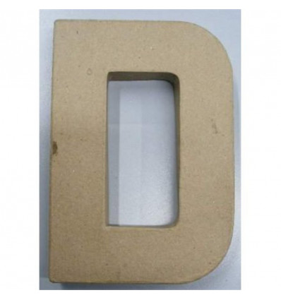 Paper shape letter - 20x13.75x2.5cm - D