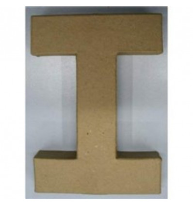 Paper shape letter - 20x13.75x2.5cm - I