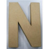 Paper shape letter - 20x13.75x2.5cm - N