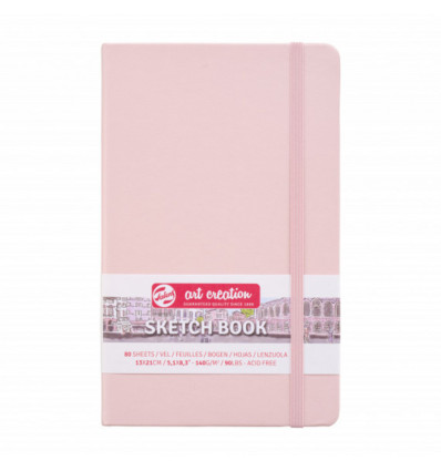 TALENS Art Creation schetsboek - 13x21cm 140g - pastel roze