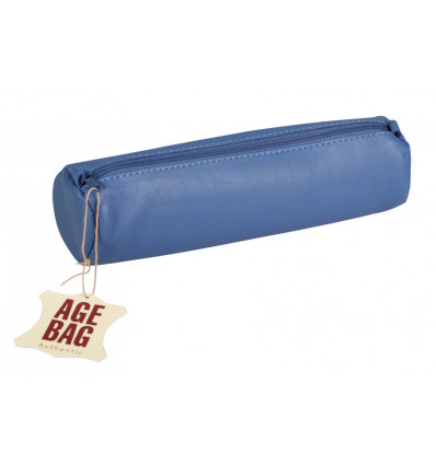 CLAIREFONTAINE Age bag - Pennenzak rond 6x21cm - blauw