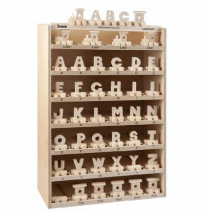 VILAC alfabet wagentje - letter A magnetische wagon voor kindernaam TULU