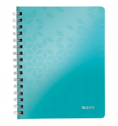 Leitz WOW notitieboek - geruit A5 PP - ijsblauw