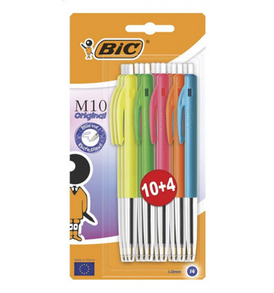 BIC Balpen M10 ultracolors - 10+4g