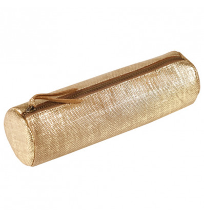 KLEO-PATHRA pennenzak rond - goud 5.5x22cm
