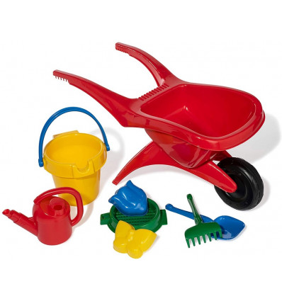 ROLLY Kid kruiwagen met accesoires- rood