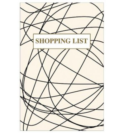 Notes & Quotes - Shopping list