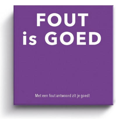 TACTIC Spel - Gift game: fout is goed