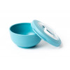 DBP Amuse snack bowl - small 200ml - blauw met transp. deksel
