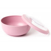 DBP Amuse dinner bowl - large 2L - roze met transp. deksel