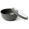 DBP Amuse dinner bowl - large 2L - grijs met transp. deksel