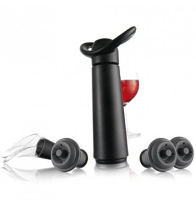 VACU VIN Concerto - Wine saver vacuum pomp met 1 wijn saver en 3 stoppers