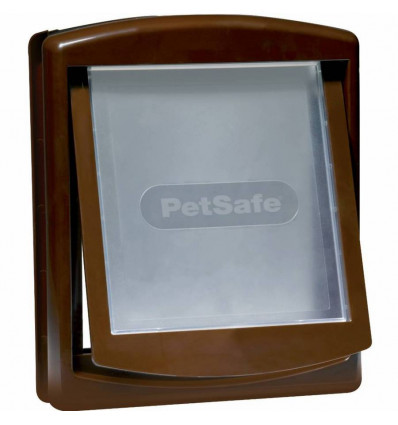 PETSAFE Huisdierenluik m/2 sluitposities bruin - 29.2x35.2cm