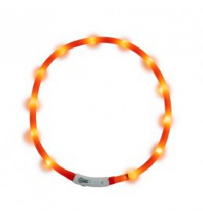 JACK AND VANILLA Halsband LED - oranje -20/75cm TU UC