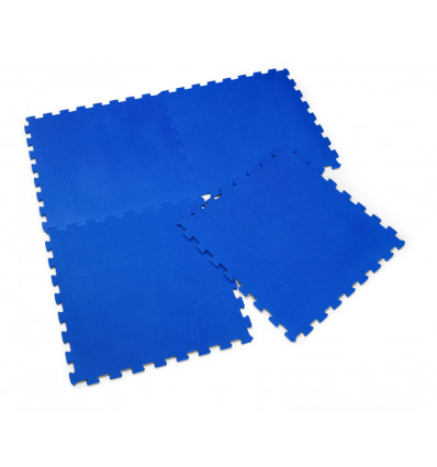 EVA foam matten 4stuks 60x60cm - blauw 10029639