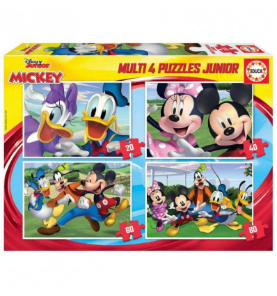 EDUCA Puzzel - Junior Mickey, Minnie en vrienden