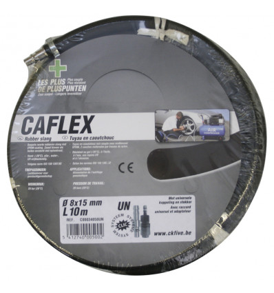 CRIKO Caflex slang 8x15mm 10m m/ snelkoppeling en stekker