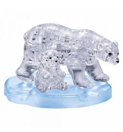 HCM Crystal puzzel - Ijsberen paar