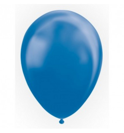 FIESTA 10 ballonnen 30cm - metall. blauw