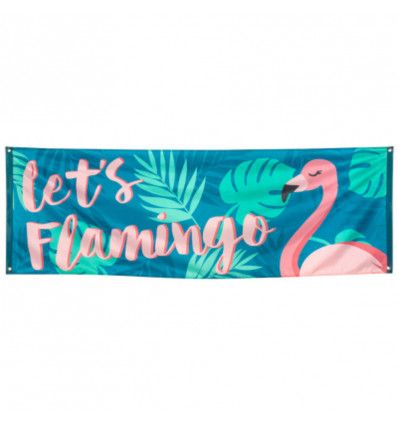 Flamingo - Banner 74x220cm