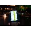 WOWOW Urban hero - Bag cover geel - 30L Volledig reflecterend