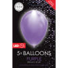 FIESTA 5 LED ballonnen 30cm - paars